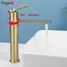 Robinet mitigeur lavabo monocommande monotrou bec plat… – vue 3