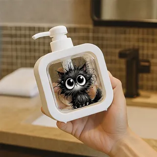 Distributeur de savon en verre mignon (pompe): Lotion hydratante pour…