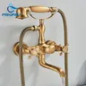 Robinet de baignoire-douche en laiton Antique – vue 2