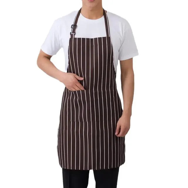 Lot trois tabliers cuisine unisexes coton polyester… – vue 6