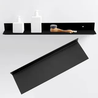 Étagère murale flottante minimaliste industrielle contemporaine noir…