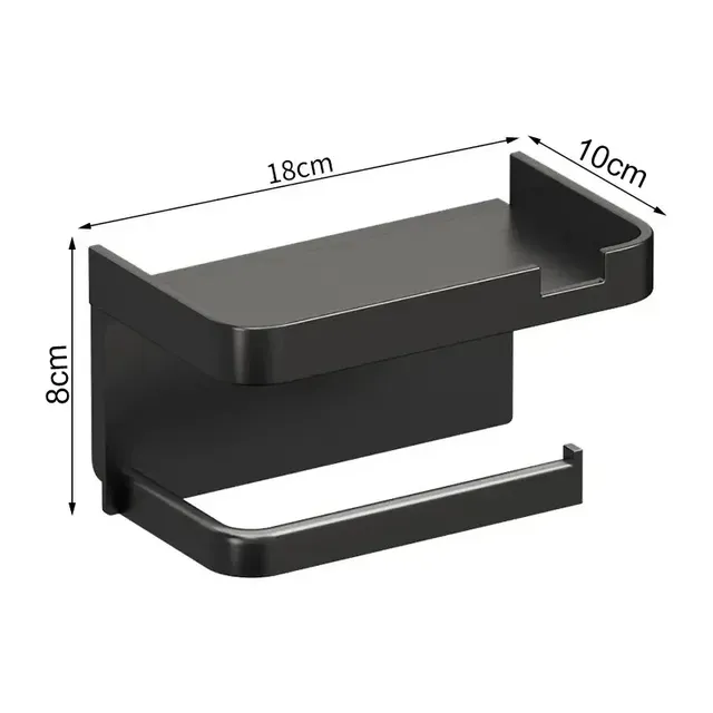 Porte papier hygiénique mural tablette rangement… – vue 5