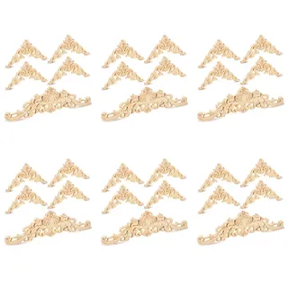 6X Appliques en bois spéciales Onlays Appliques en bois décoratives…