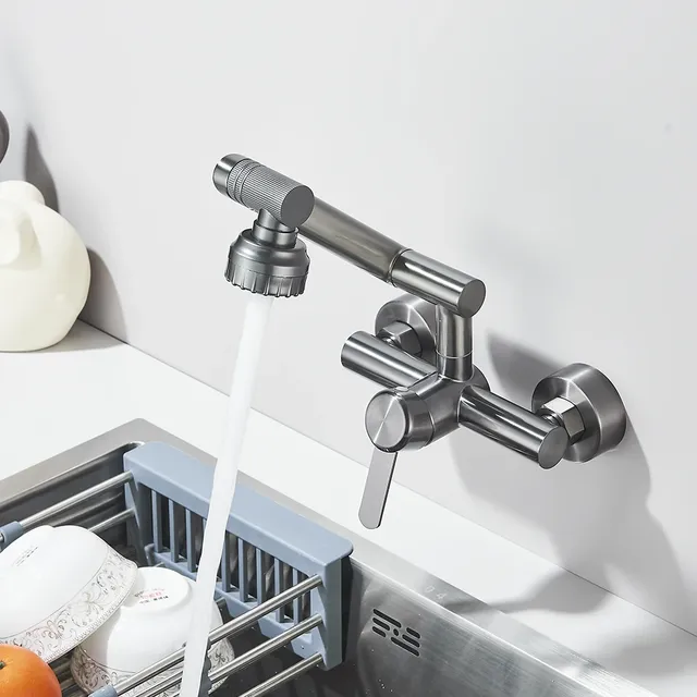 Robinet de cuisine en Nickel brossé – vue 2