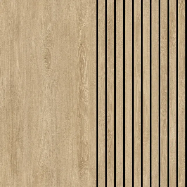 Panneaux muraux décoratifs à Texture de bois 3D – vue 2