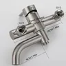 Robinet de douche de salle de bains en acier inoxydable – vue 5