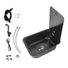 Évier en acier inoxydable noir conçu pour camping-car… – vue 1
