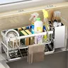 Organisateur d'évier de cuisine en acier…