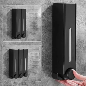 Distributeur de savon mural de 500ML, distributeur de savon pour douche, Gel douche, détergent, accessoires de salle de bains, livraison directe Distributeur de savon mural de 500ML, distributeur de savon pour douche, Gel douche, détergent, accessoires de salle de bains, livraison directe