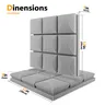 Panneaux acoustiques mousse polyuréthane autocollants… – vue 4
