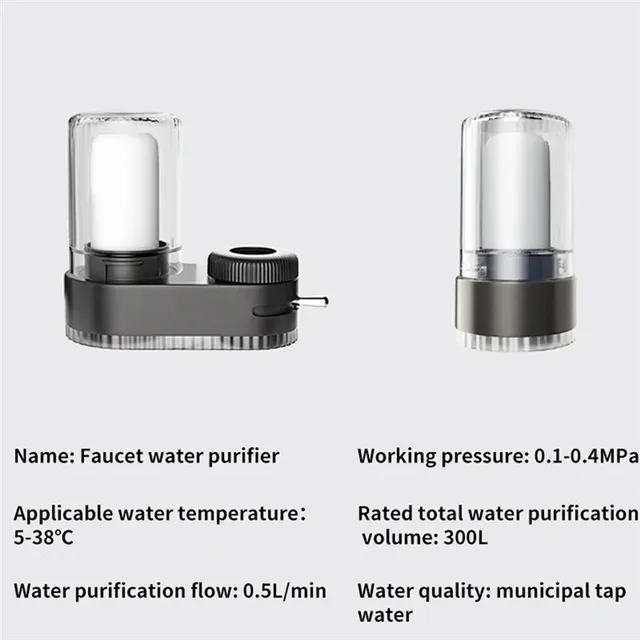 Purificateur eau robinet évier filtration charbon actif… – vue 5