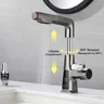 Mitigeur électronique contemporain angulaire noir mat… – vue 4