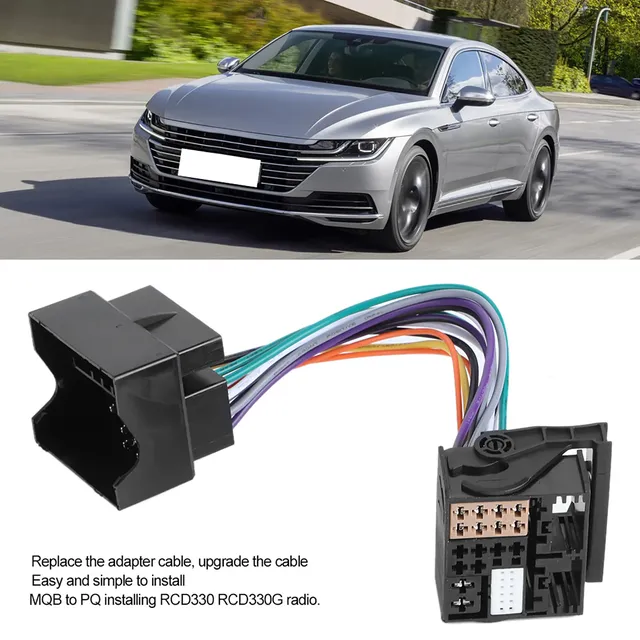 Faisceau adaptateur autoradio RCD330 RCD330G conversion… – vue 6