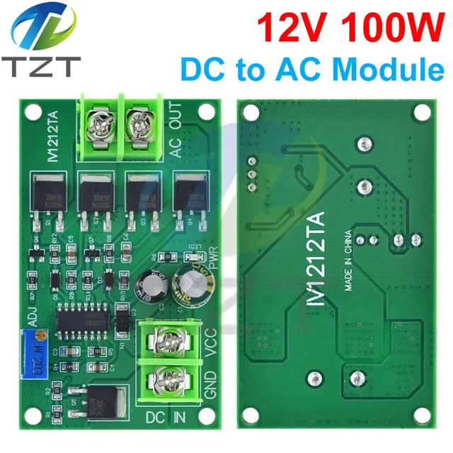 Transformateur d'onduleur de puissance 100W DC-AC DC 12V…