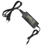 Alimentation électrique noire, 1A, 3A, 5A, Snap8A, DC 12V, adaptée pour bande lumineuse LED, caméra de vidéosurveillance, DVR, adaptateur secteur, chargeur aved