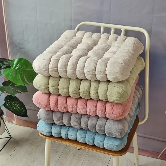 Coussin de siège doux en velours de lait – vue 2