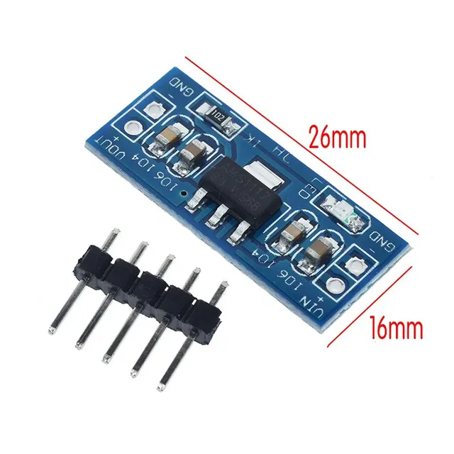 Module régulateur tension AMS1117 sorties multiples 1v2… – vue 3