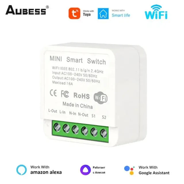 Tuya Smart WiFi Mini Breaker Control Switch
