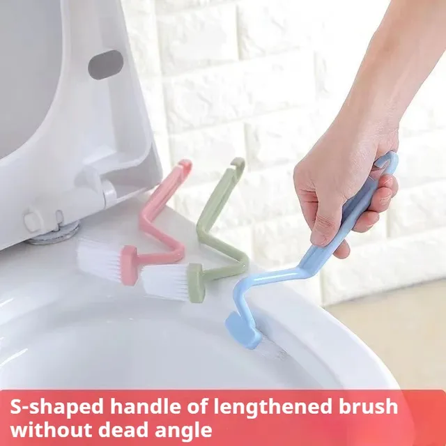 Brosse de nettoyage de toilettes incurvée – vue 2