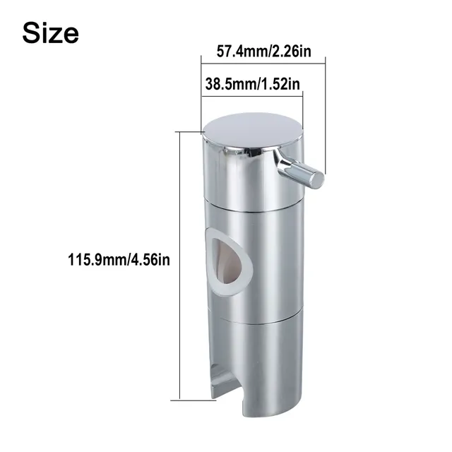 Support de pomme de douche réglable 19-25mm – vue 6