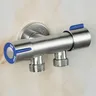 Robinet mural trois voies T acier inoxydable SUS304… – vue 4
