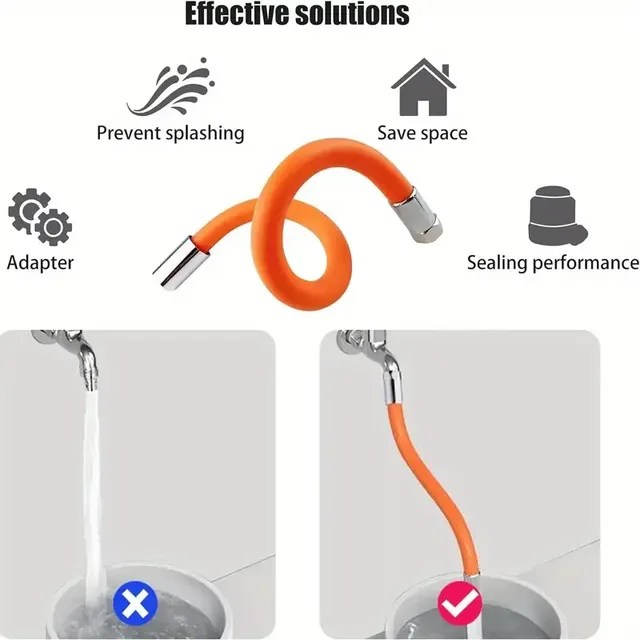 Rallonge de robinet flexible avec 360 ° Rotation – vue 6