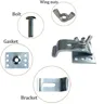 Kit clips évier acier inoxydable argent paquet dix sous… – vue 5