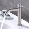 Robinet de lavabo froid simple en acier inoxydable – vue 3