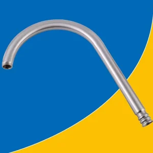 Tuyau de sortie de robinet en acier inoxydable brossé de 18mm, 1 pièce, remplacement de robinet de cuisine, bec de robinet d’évier Tuyau de sortie de robinet en acier inoxydable brossé de 18mm, 1 pièce, remplacement de robinet de cuisine, bec de robinet d’évier