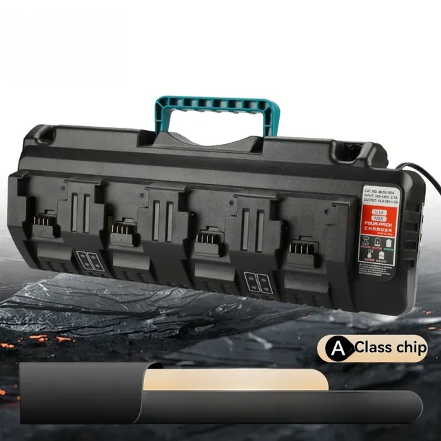 Chargeur batterie quatre ports 3A portable multi… – vue 2