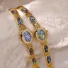 Cadran ovale femmes Bracelet montres haut de gamme de… – vue 5
