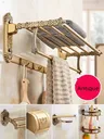 Accessoires de salle de bains sculptés en Bronze Antique – vue 2