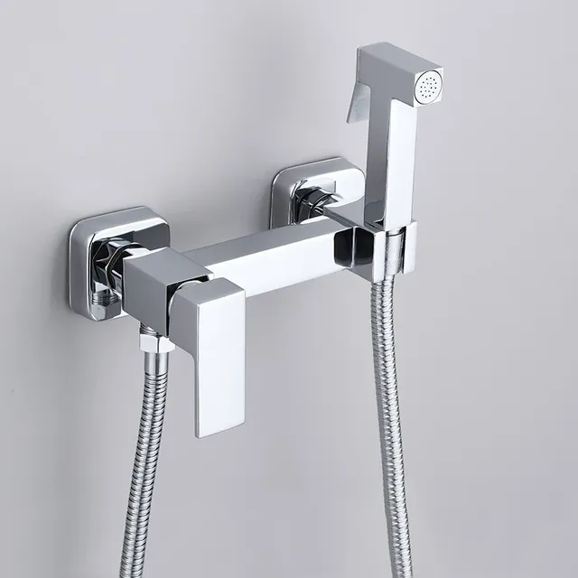 Robinet mitigeur de douche de toilette chromé – vue 5