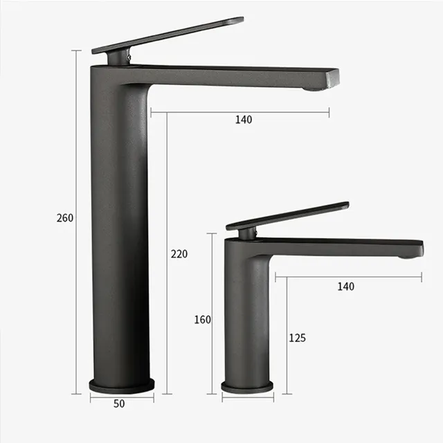 Salle de bains blanc/gris Bronze laiton massif lavabo de… – vue 7
