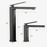 Salle de bains blanc/gris Bronze laiton massif lavabo de… – vue 7