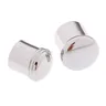 Capuchons embouts cylindriques chromés finition miroir… – vue 6