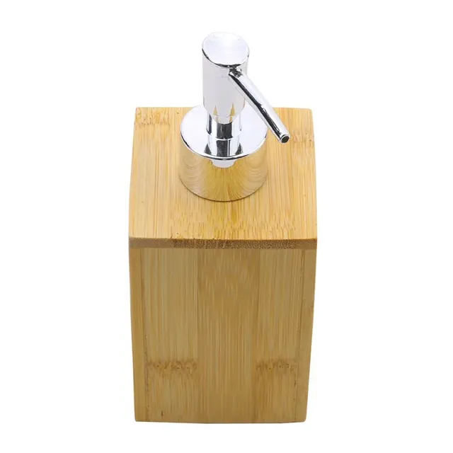 Distributeur savon liquide bambou pompe chromée… – vue 5