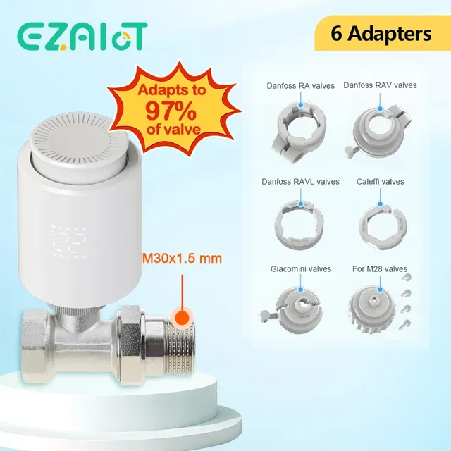 Thermostat intelligent TRV – vue 3