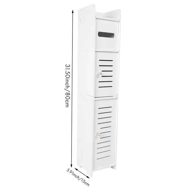 BSEVB-armoire de rangement blanche pour petits espaces – vue 6