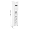 BSEVB-armoire de rangement blanche pour petits espaces – vue 6