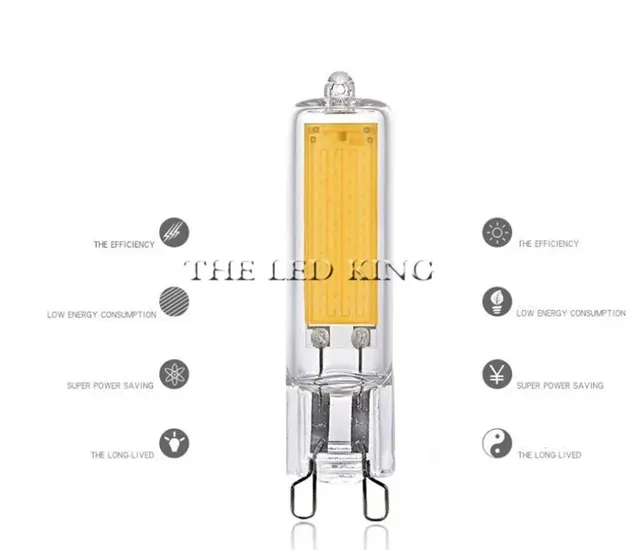Ampoules LED G4 en verre – vue 3
