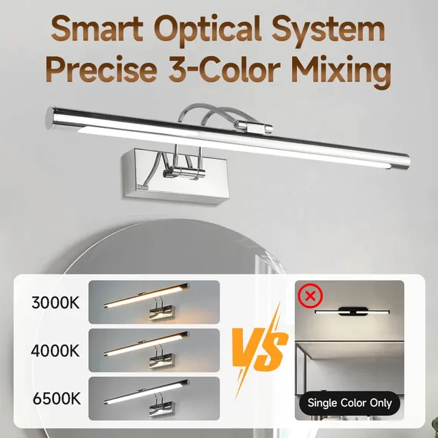 LED miroir lumière salle de bain applique étanche… – vue 4