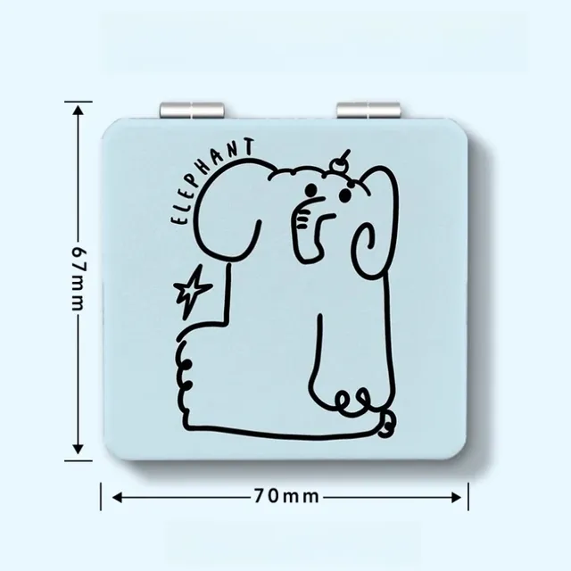 Miroir grossissant pliable compact doubleface maquillage… – vue 5