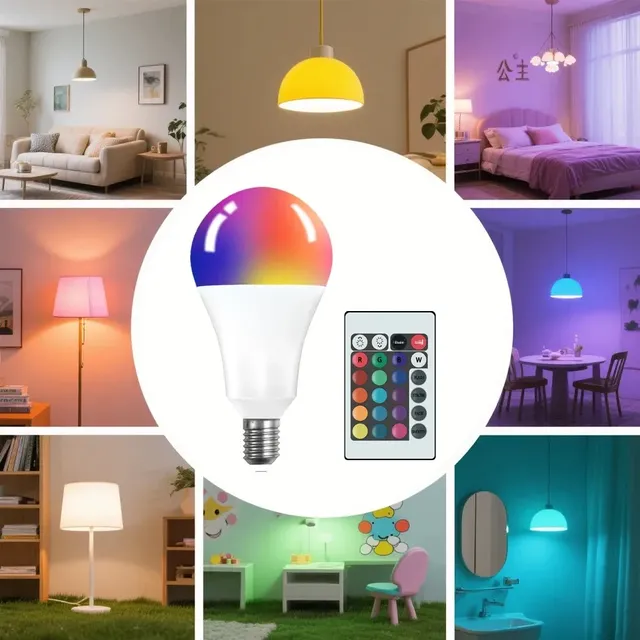 Ampoule LED 85-265V E12E14 RGBW lumière LED télécommande… – vue 3