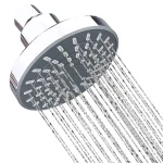 Pommeau de Douche Mural avec Buse Supérieure, Pulvérisateur Réglable à Effet de Pluie, pour le Bain dans un Dortoir