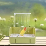 Lavabo de douche pour perroquets avec Circulation automatique, douche pour oiseaux Baago, baignoire pour oiseaux, grand lavabo de douche, fournitures de nettoyage pour oiseaux