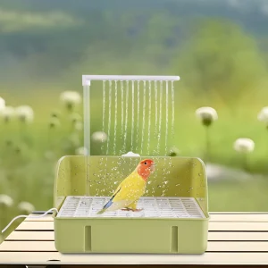 Lavabo de douche pour perroquets avec Circulation automatique, douche pour oiseaux Baago, baignoire pour oiseaux, grand lavabo de douche, fournitures de nettoyage pour oiseaux