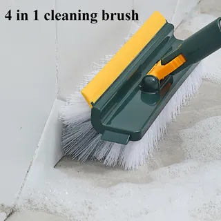 Brosse quatre fonctions angle droit pivotante manche ergonomique…