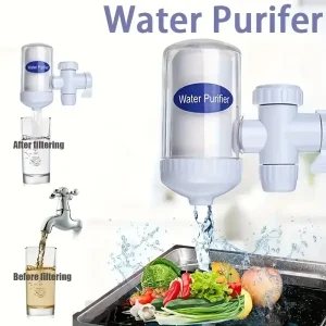 Filtre à eau du robinet à 5 niveaux, élément filtrant lavable et remplaçable, robinet de cuisine, purificateur d&rsquo;eau Durable pour la maison
