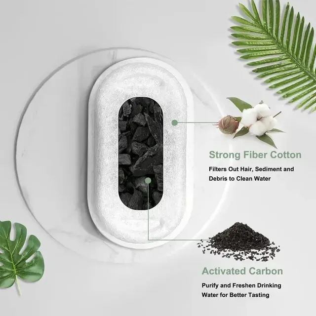 Filtres de remplacement pour fontaine d'eau pour chat – vue 3